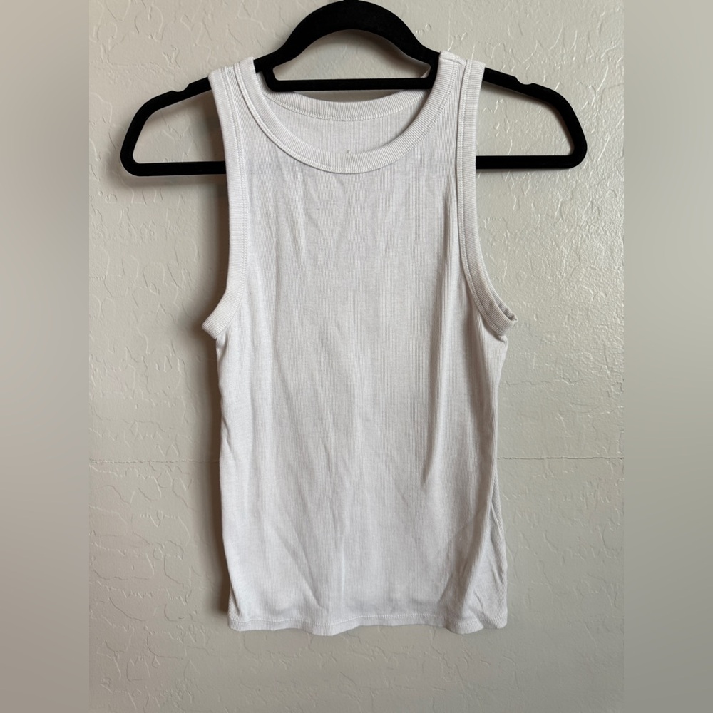 a new day White Tank Top